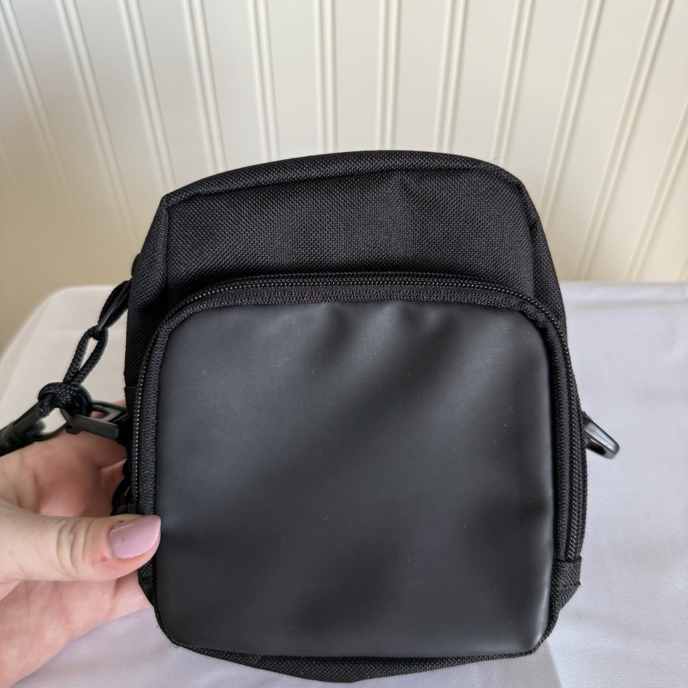 Unbranded Water Repellent Crossbody Bag with Adjustable Strap - Perfect Black